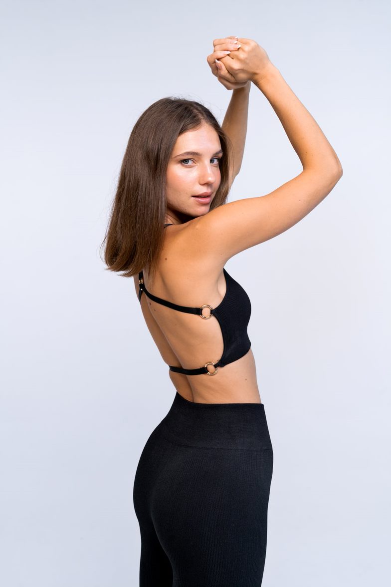 Luxe - Gold Detailed Crop